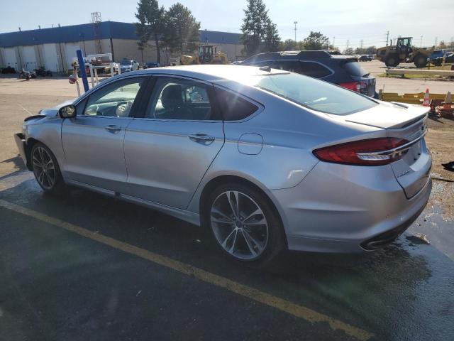 3FA6P0K97HR396687 - 2017 FORD FUSION TITANIUM SILVER photo 2