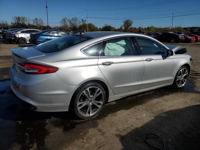 3FA6P0K97HR396687 - 2017 FORD FUSION TITANIUM SILVER photo 3