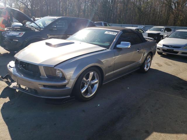 1ZVHT85H685177350 - 2008 FORD MUSTANG GT GRAY photo 1