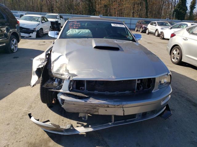 1ZVHT85H685177350 - 2008 FORD MUSTANG GT GRAY photo 5