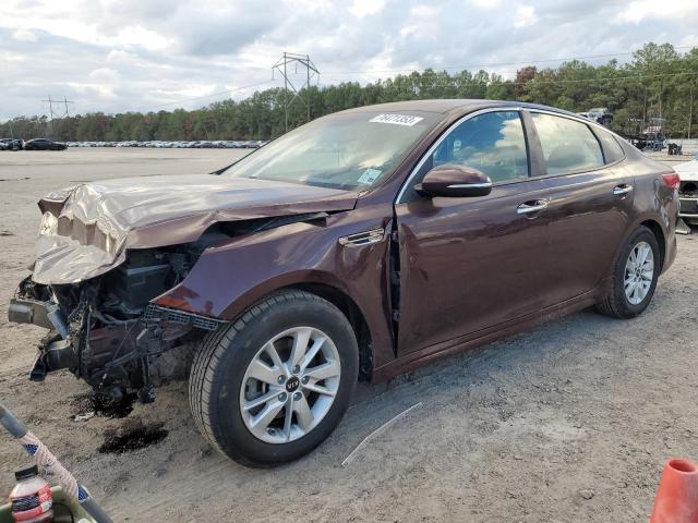 5XXGT4L39HG163825 - 2017 KIA OPTIMA LX BURGUNDY photo 1