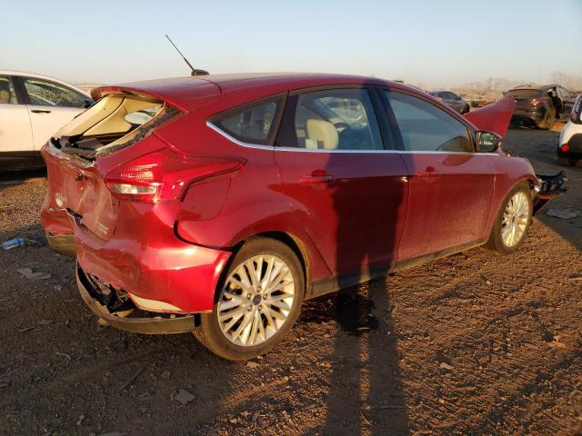 1FADP3N22GL290541 - 2016 FORD FOCUS TITANIUM RED photo 3