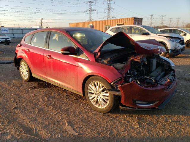 1FADP3N22GL290541 - 2016 FORD FOCUS TITANIUM RED photo 4