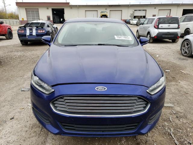 1FA6P0H75G5127420 - 2016 FORD FUSION SE BLUE photo 5