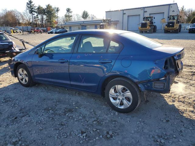 2HGFB2F56EH549371 - 2014 HONDA CIVIC LX BLUE photo 2