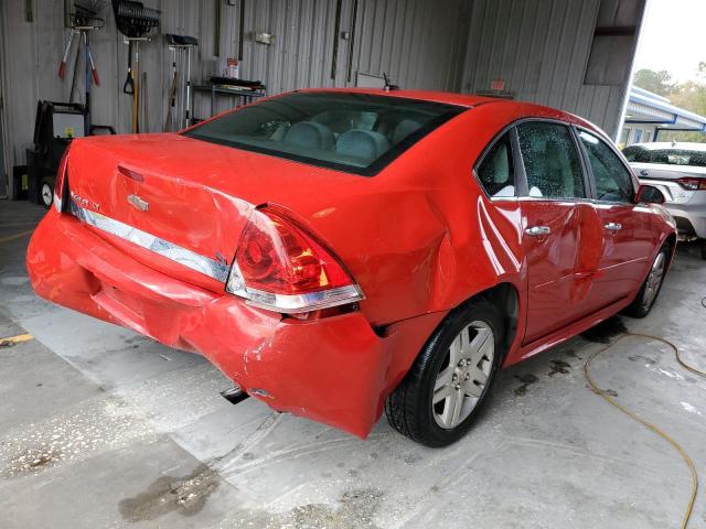 2G1WB5EK8B1325457 - 2011 CHEVROLET IMPALA LT RED photo 3