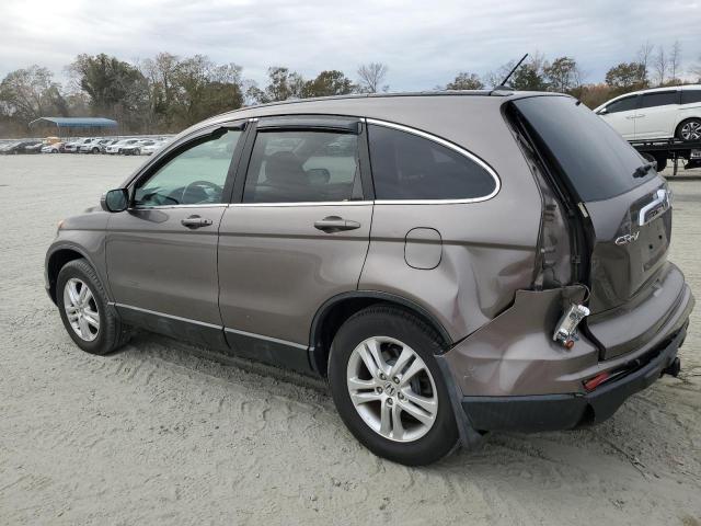 5J6RE4H79BL120490 - 2011 HONDA CR-V EXL BROWN photo 2