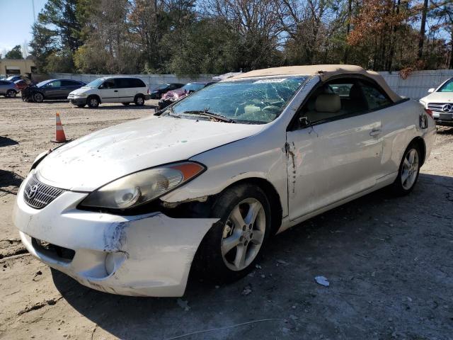 4T1FA38P35U061428 - 2005 TOYOTA CAMRY SOLA SE WHITE photo 1