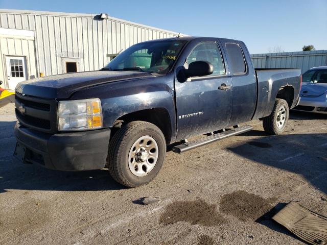 1GCEC19X88Z302596 - 2008 CHEVROLET SILVERADO C1500 BLUE photo 1