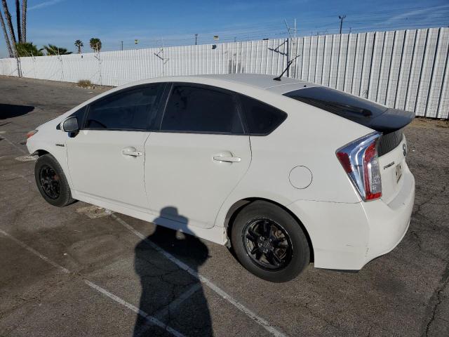 JTDKN3DU5F2003370 - 2015 TOYOTA PRIUS WHITE photo 2