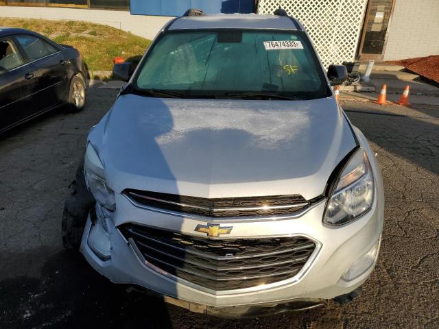 1GNALCEK5GZ107100 - 2016 CHEVROLET EQUINOX LT SILVER photo 5