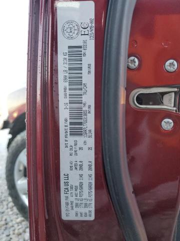 1C6RR7LT7GS313855 - 2016 RAM 1500 SLT BURGUNDY photo 13