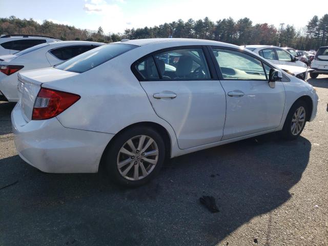 2HGFB2F96CH548494 - 2012 HONDA CIVIC EXL WHITE photo 3