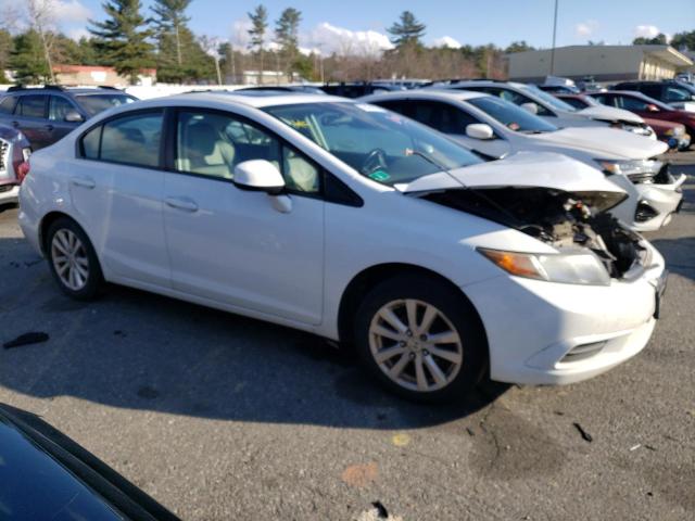 2HGFB2F96CH548494 - 2012 HONDA CIVIC EXL თეთრი ფოტო 4