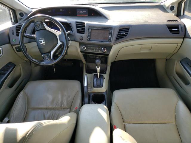 2HGFB2F96CH548494 - 2012 HONDA CIVIC EXL თეთრი ფოტო 8