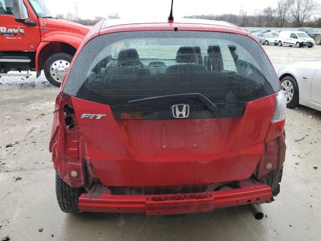 JHMGE8H3XCC027463 - 2012 HONDA FIT RED photo 6
