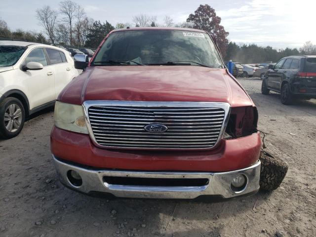 1FTPX12V07FB65997 - 2007 FORD F150 RED photo 5