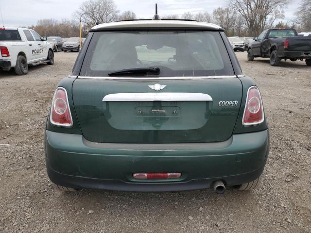 WMWSU3C50DT548281 - 2013 MINI COOPER GREEN photo 6