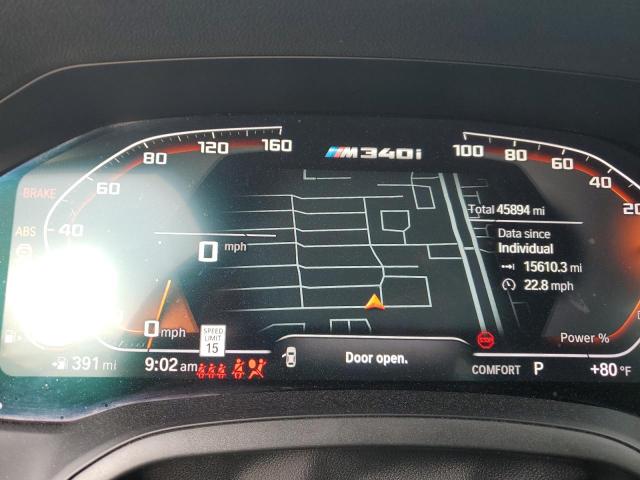 WBA5U7C01NFM17143 - 2022 BMW M340I TAN photo 9