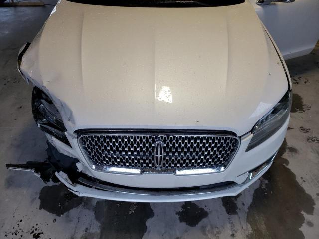 3LN6L5E90HR638052 - 2017 LINCOLN MKZ RESERVE თეთრი ფოტო 11