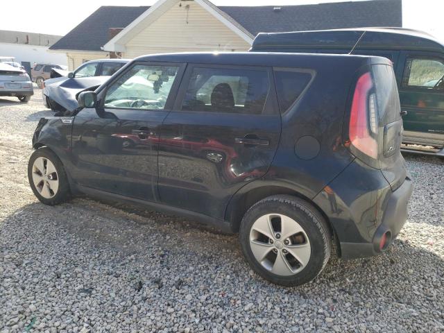 KNDJN2A27F7167098 - 2015 KIA SOUL BLACK photo 2