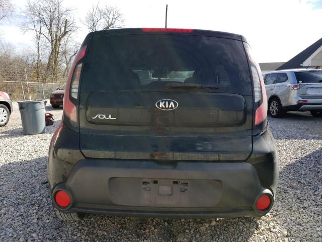 KNDJN2A27F7167098 - 2015 KIA SOUL BLACK photo 6