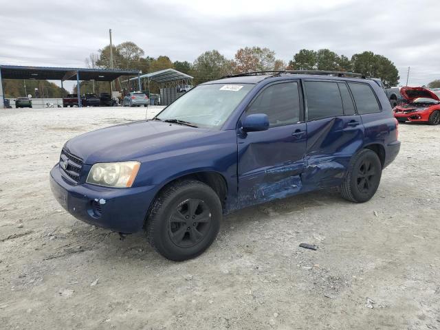 JTEGF21A810018470 - 2001 TOYOTA HIGHLANDER BLUE photo 1