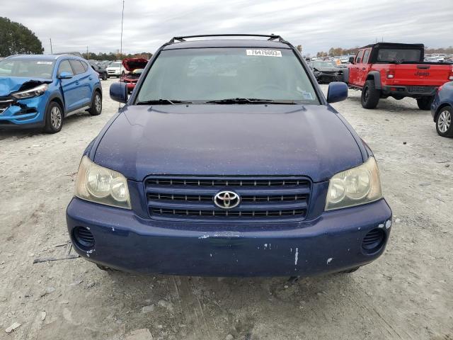 JTEGF21A810018470 - 2001 TOYOTA HIGHLANDER BLUE photo 5