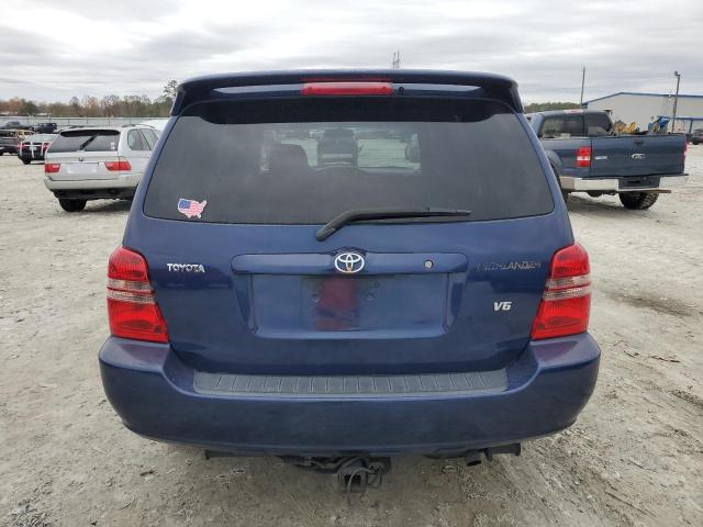 JTEGF21A810018470 - 2001 TOYOTA HIGHLANDER BLUE photo 6