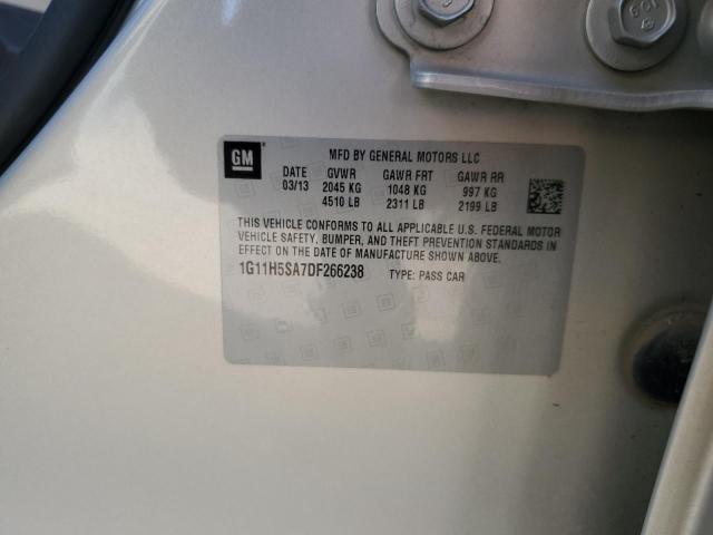 1G11H5SA7DF266238 - 2013 CHEVROLET MALIBU LTZ თაფლისფერი ფოტო 12