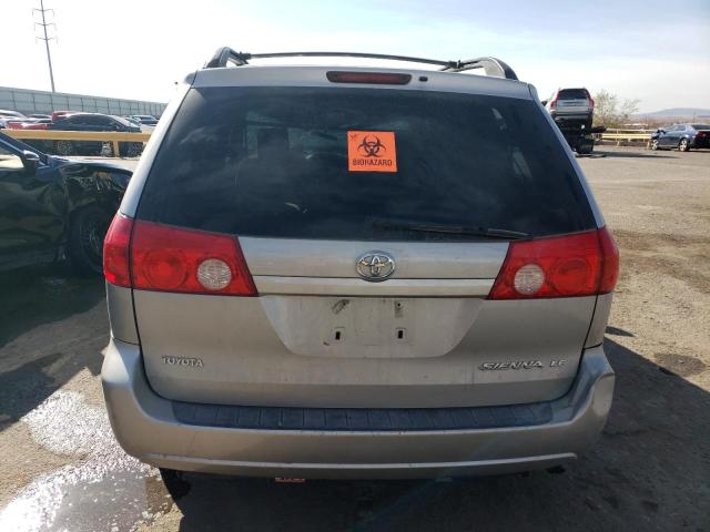 5TDZK23CX8S199540 - 2008 TOYOTA SIENNA CE SILVER photo 6