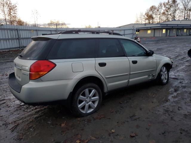 4S4BP61C167316955 - 2006 SUBARU LEGACY OUTBACK 2.5I GREEN photo 3