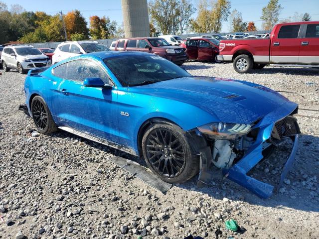 1FA6P8CFXL5126738 - 2020 FORD MUSTANG GT BLUE photo 4