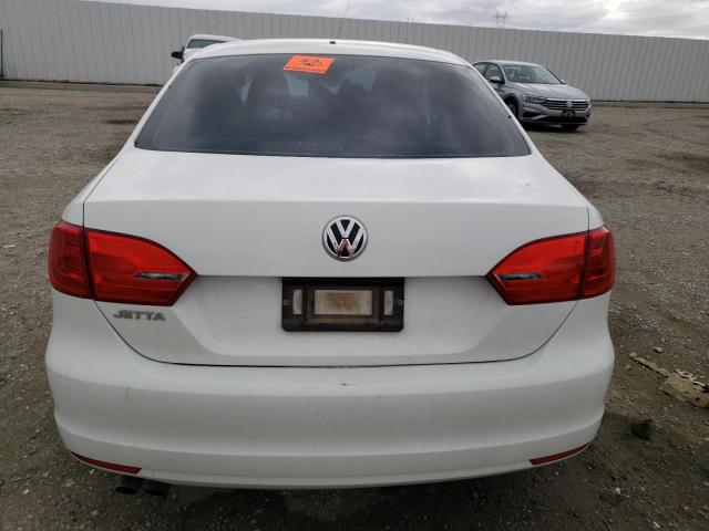 3VW2K7AJ5EM276968 - 2014 VOLKSWAGEN JETTA BASE WHITE photo 6