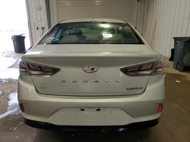 KMHE24L34KA088590 - 2019 HYUNDAI SONATA HYBRID SILVER photo 6