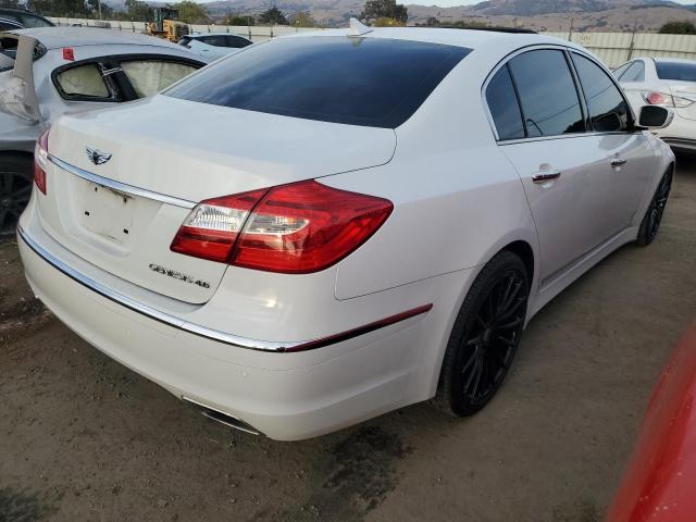 KMHGC4DF3CU165187 - 2012 HYUNDAI GENESIS 4.6L WHITE photo 3