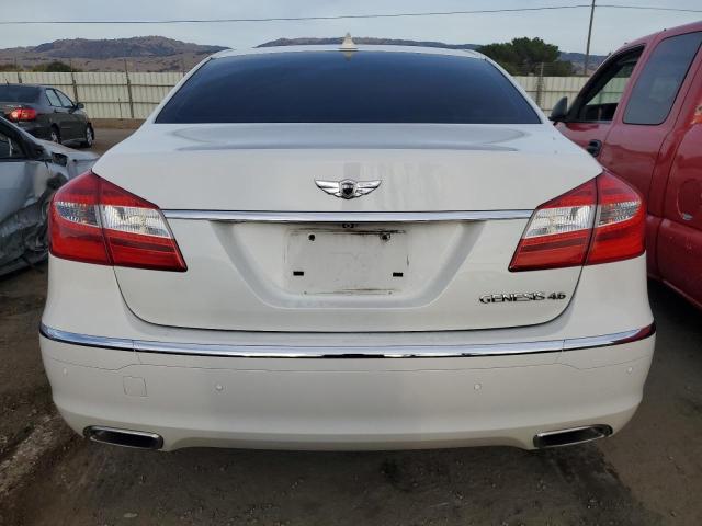 KMHGC4DF3CU165187 - 2012 HYUNDAI GENESIS 4.6L WHITE photo 6