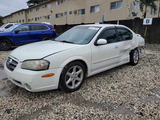 JN1DA31D42T425212 - 2002 NISSAN MAXIMA GLE WHITE photo 1