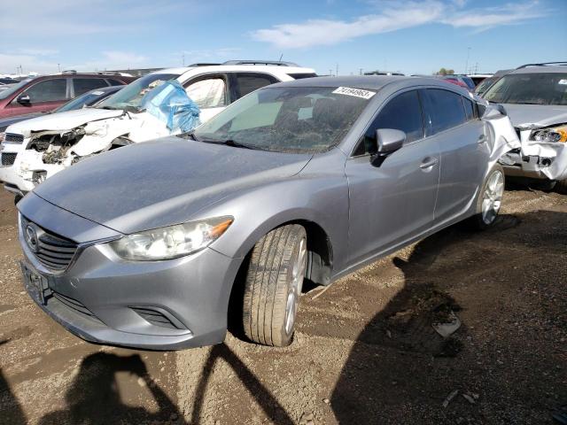 JM1GJ1T68E1115867 - 2014 MAZDA 6 TOURING GRAY photo 1