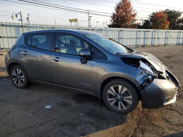 1N4AZ0CPXFC306431 - 2015 NISSAN LEAF S GRAY photo 4