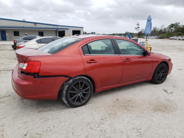 4A32B3FF0CE009561 - 2012 MITSUBISHI GALANT ES RED photo 3