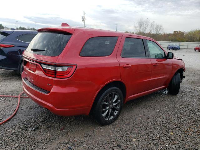 1C4RDJDG0HC870608 - 2017 DODGE DURANGO GT RED photo 3