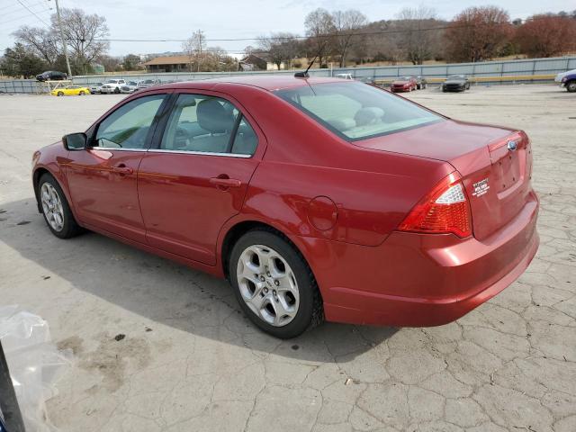 3FAHP0HA6AR169927 - 2010 FORD FUSION SE RED photo 2