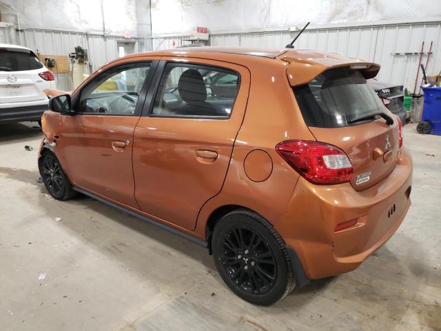 ML32A5HJ9LH001897 - 2020 MITSUBISHI MIRAGE LE ORANGE photo 2