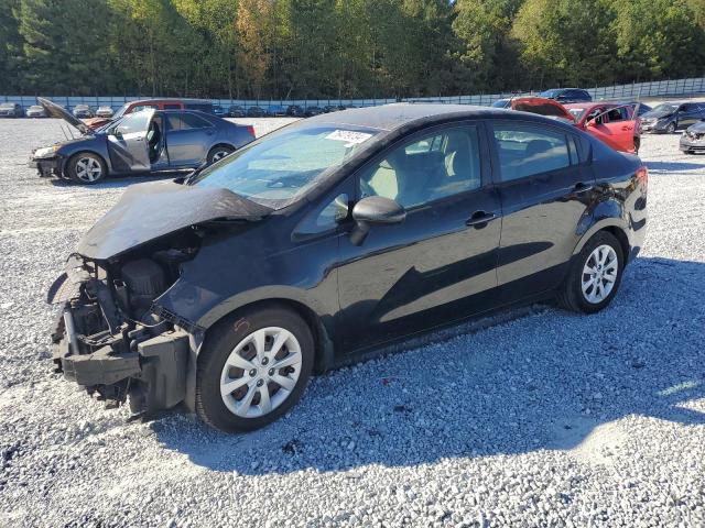 KNADM4A37E6408485 - 2014 KIA RIO LX BLACK photo 1