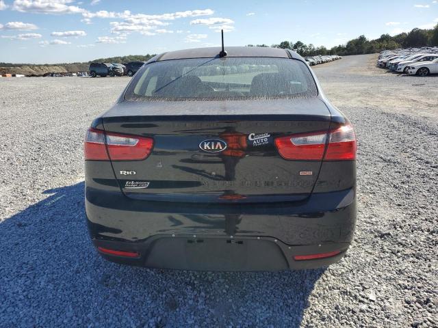 KNADM4A37E6408485 - 2014 KIA RIO LX BLACK photo 6