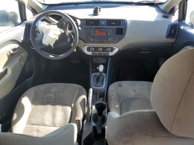 KNADM4A37E6408485 - 2014 KIA RIO LX BLACK photo 8