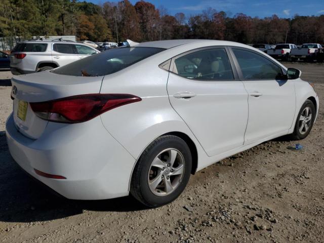 5NPDH4AE1FH637714 - 2015 HYUNDAI ELANTRA SE WHITE photo 3