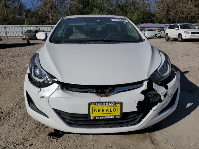 5NPDH4AE1FH637714 - 2015 HYUNDAI ELANTRA SE WHITE photo 5