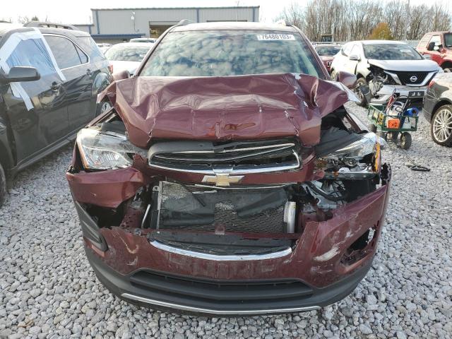 3GNCJLSB5GL277788 - 2016 CHEVROLET TRAX 1LT BURGUNDY photo 5